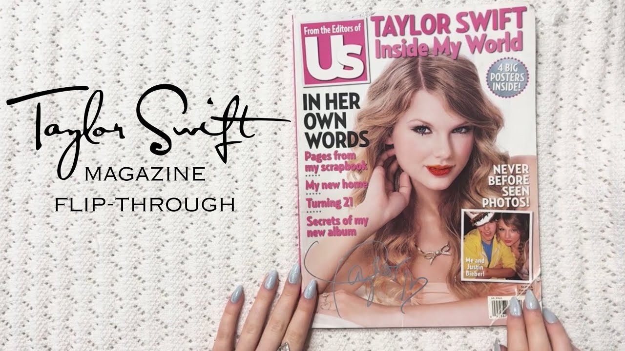 ASMR Taylor Swift Magazine Flip-Through