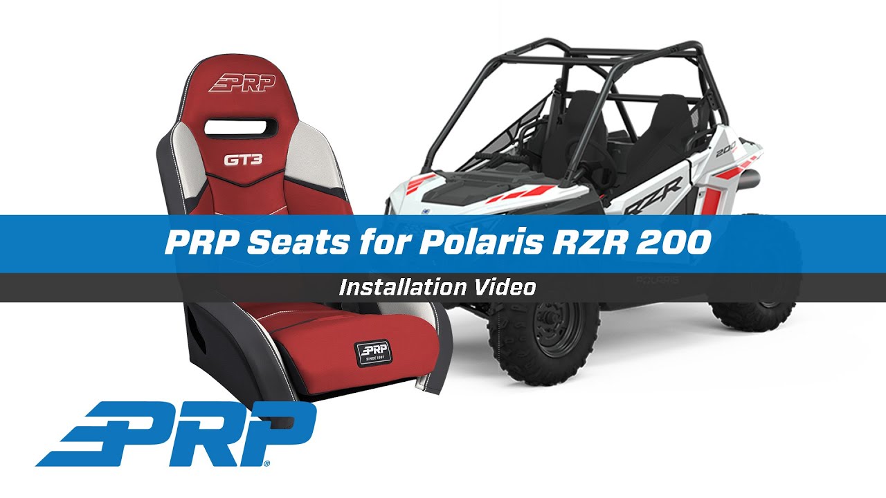 PRP Seats for Polaris RZR 200 Install Video