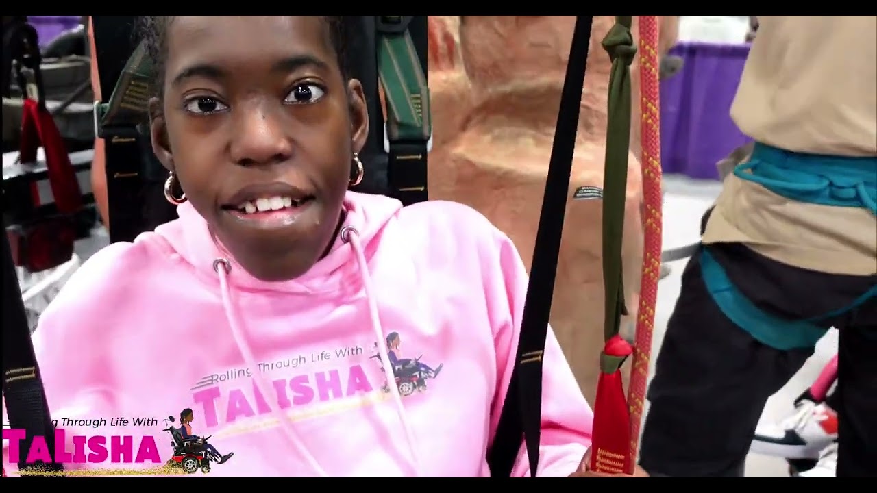 I WENT ROCK CLIMBING! 😱 ***I ALMOST CHICKENED OUT!*** | Abilities Expo