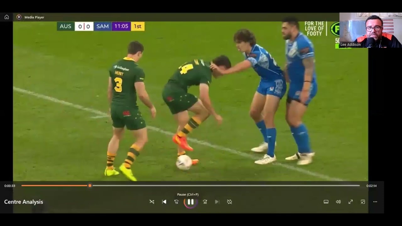 Centre Analysis Video RUGBY LEAGUE COACH