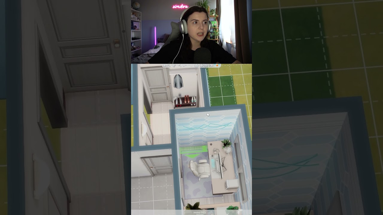 6 I 7 KRATEK POKOJE W THE SIMS 4! #shorts #thesims4