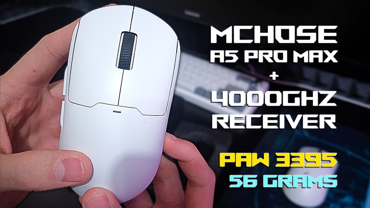 Распаковка MCHOSE A5 PRO MAX + 4K RECEIVER