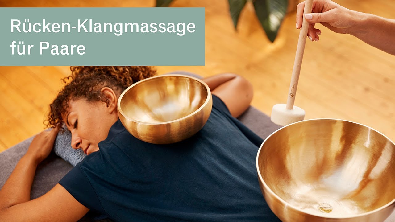 Paar-Klangmassage mit Klangschale für den Rücken | Hess Sound