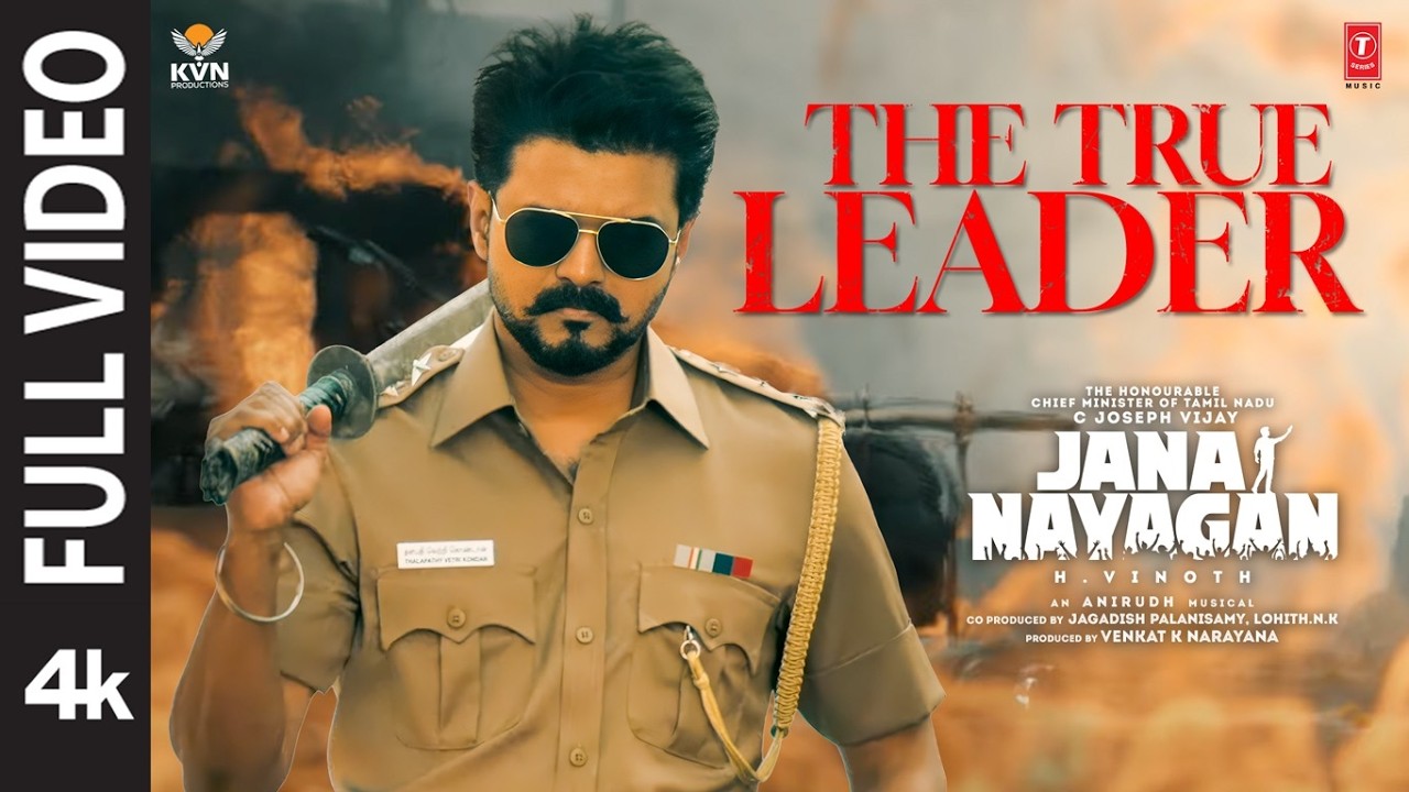 The True Leader (Full Video) | Hon&rsquo;ble CM Vijay | Jana Nayagan | Anirudh Ravichander | H Vinoth