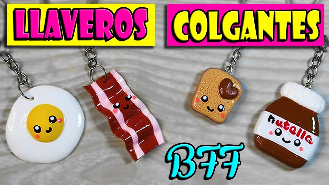 ♥ Tutorial: Llaveros o Colgantes que se complementan BFF ó NOVIOS ♥