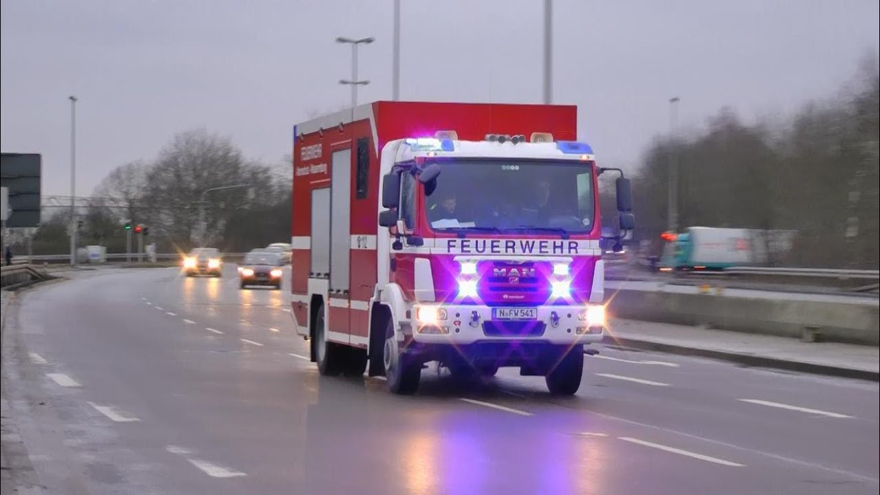 [700 Abonnenten] Brandmeldealarm in N&uuml;rnberg - Einsatzdurchsage + Ausr&uuml;cken der Feuerwache 4