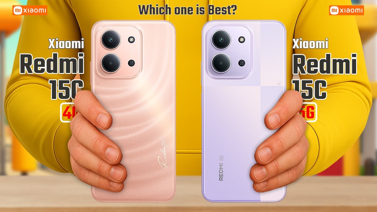 Redmi 15C 4G против Redmi 15C 5G 🔥 Полное сравнение