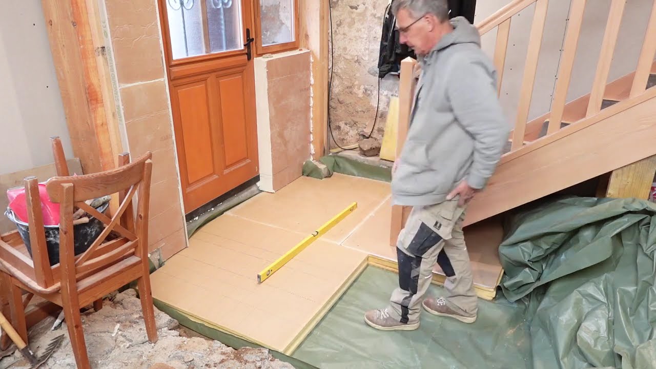 40. Oude stalvloer isoleren