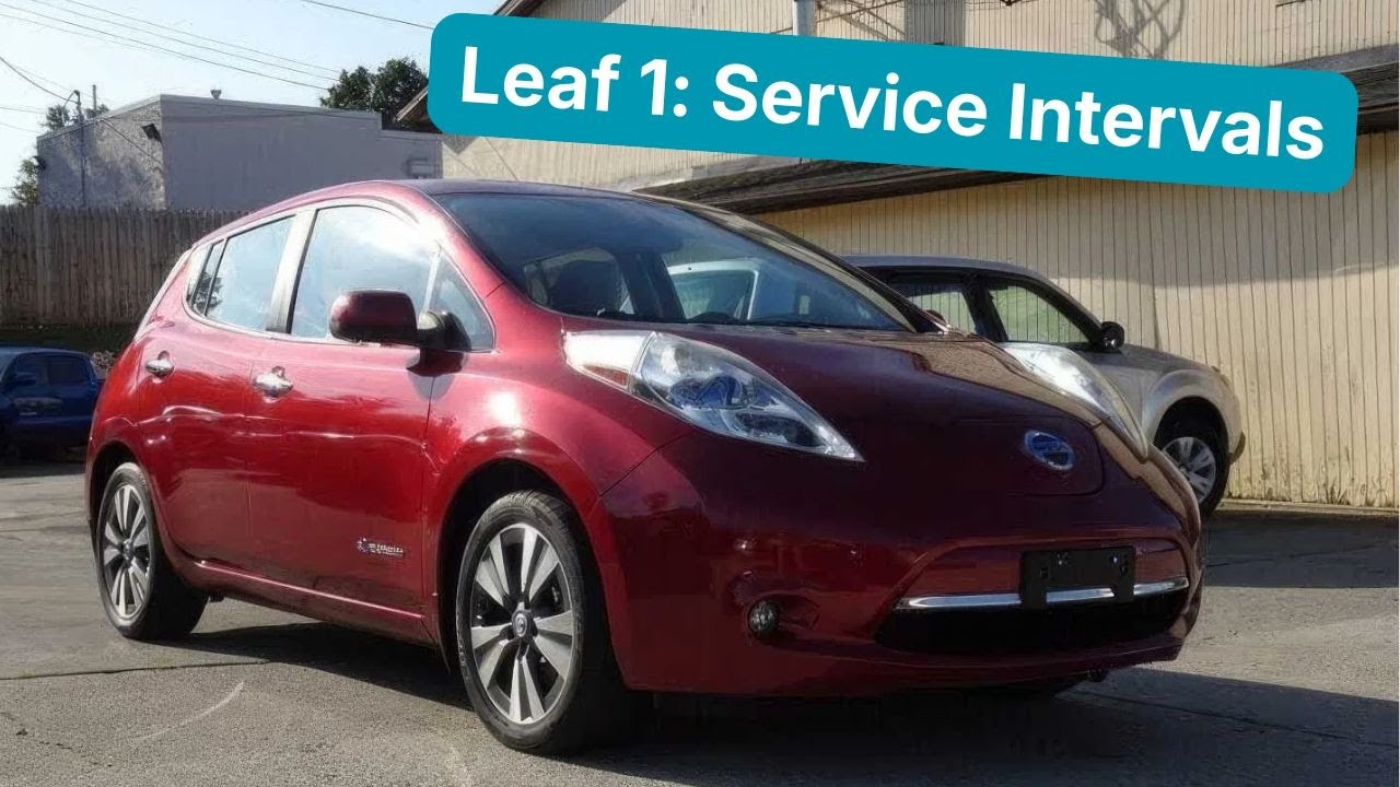 График технического обслуживания Nissan Leaf 2011-2017 гг.