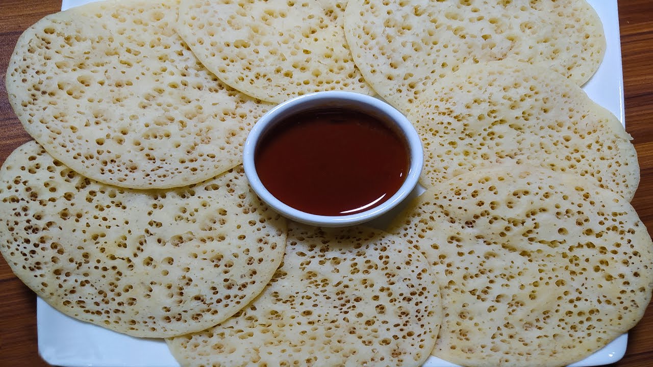 Moroccan Pancake (No Egg) | Easy Breakfast Recipe | Semolina Pancake | Moroccan Baghrir Recipe