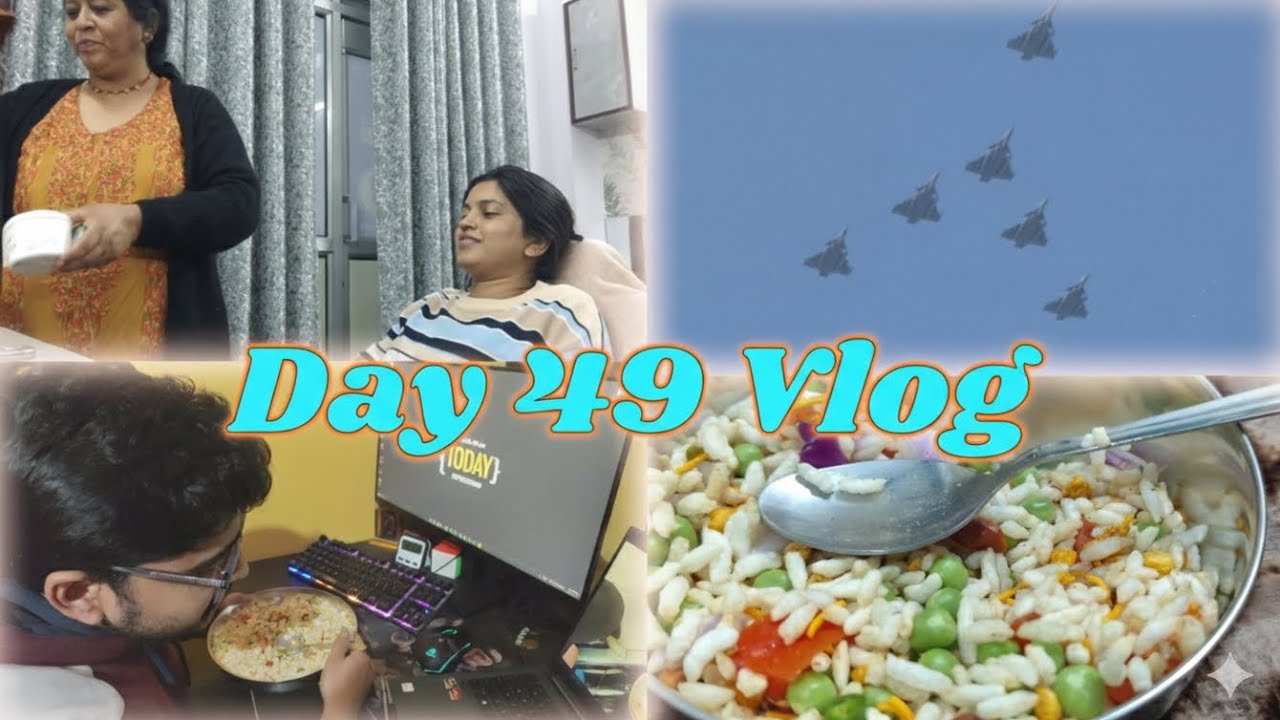 Republic Day Flypast 🇮🇳 और पार्लर में ये क्या हो गया? 😱 | Day 49 Vlog