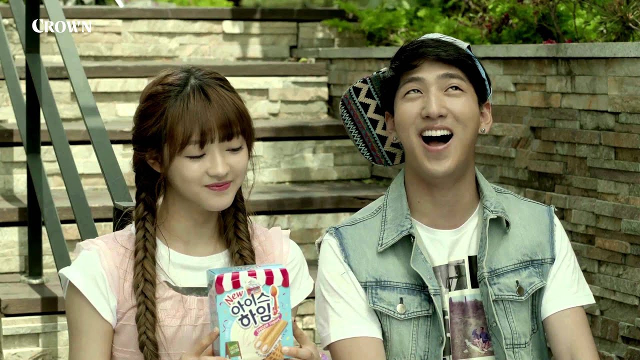 크라운제과 초코하임 광고 메이킹필름(모델: B1A4 바로)아이스하임