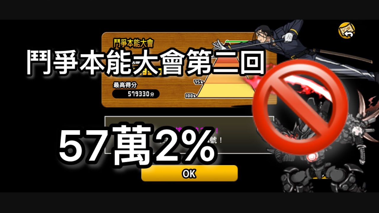 鬥爭本能大會第二回 沒齋藤沒飛隼57萬2%
