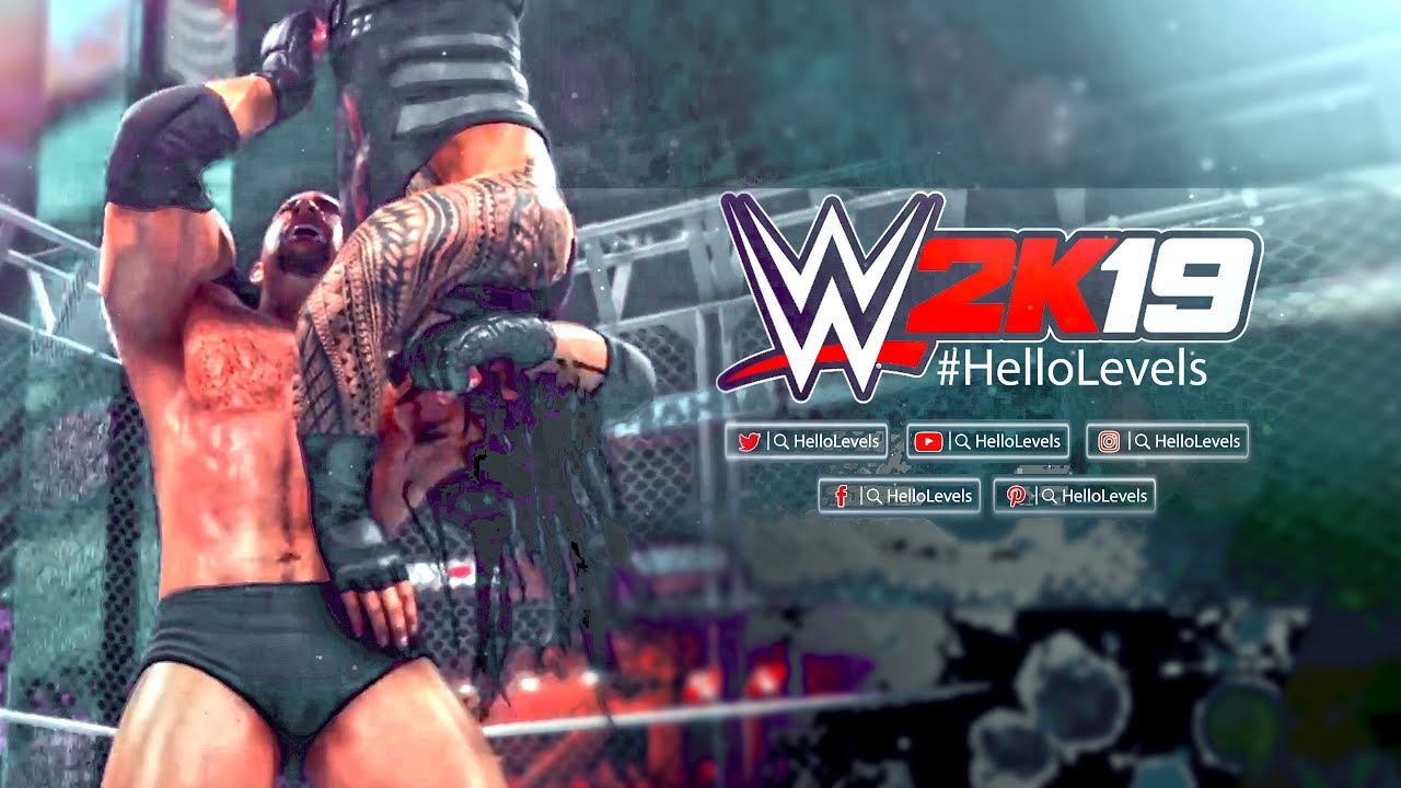 WWE 2K19 Steel Cage Match | WWE 2K19 Goldberg vs Roman Reigns Steel Cage Match Gameplay