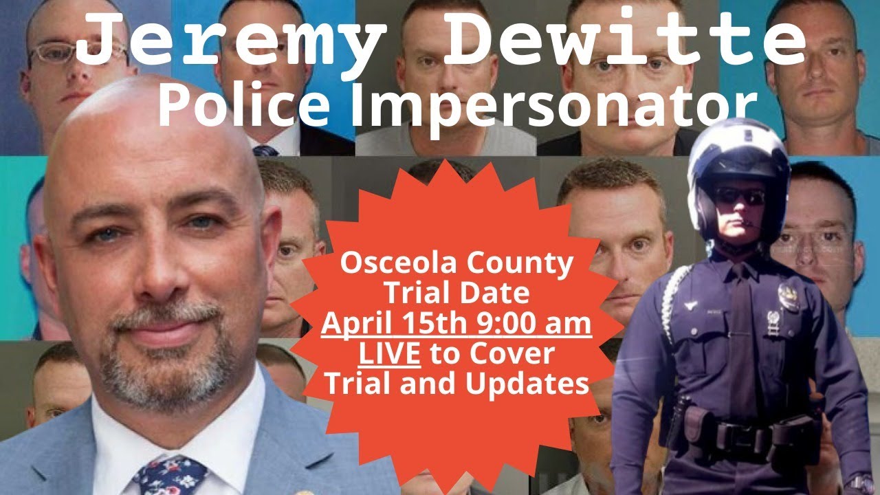 Jeremy Dewitte Trial April 15th 2024 - FEDERAL INDICTMENT