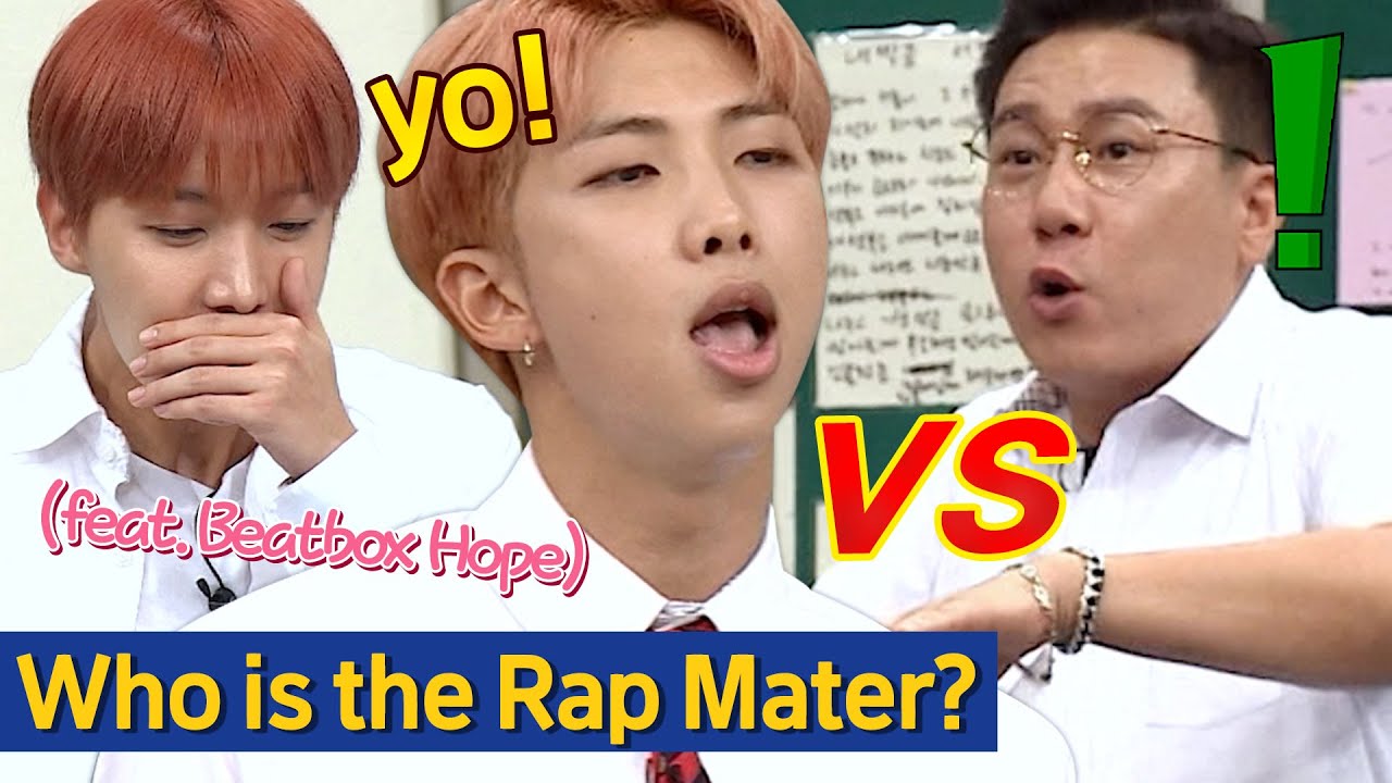 [Knowing Bros Best ep.94] Rap Competition: RM vs Lee Sangmin the Korean 1st generation Rapper😎🔥