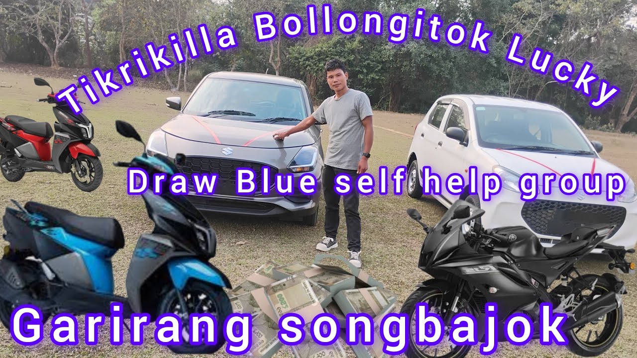 Tikrikilla Bollongitok Lucky Draw Blue self help group garirang songbajok videoko boni nibo share me