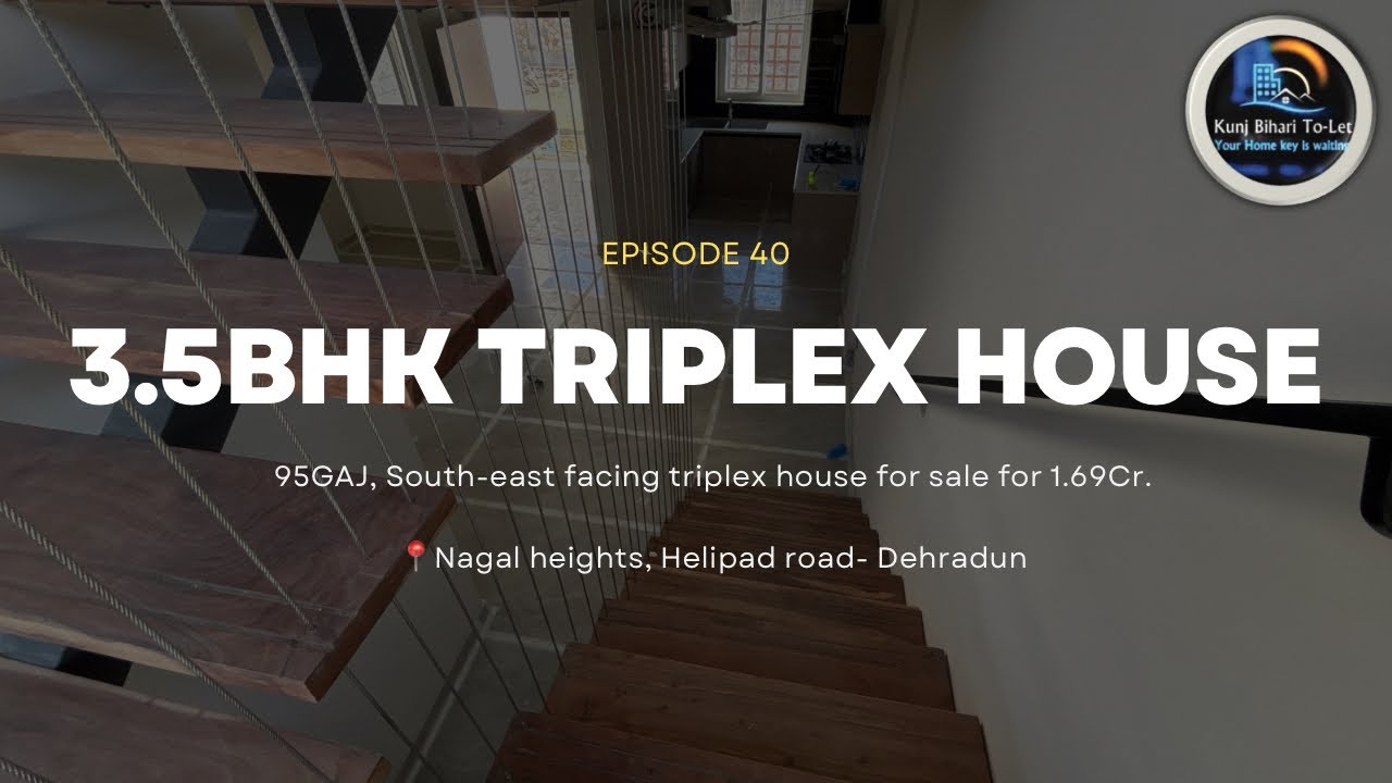 Brand new 3.5Bhk Triplex house for sale in Dehradun close to Mussoorie/Rajpur road| Home in dehradun