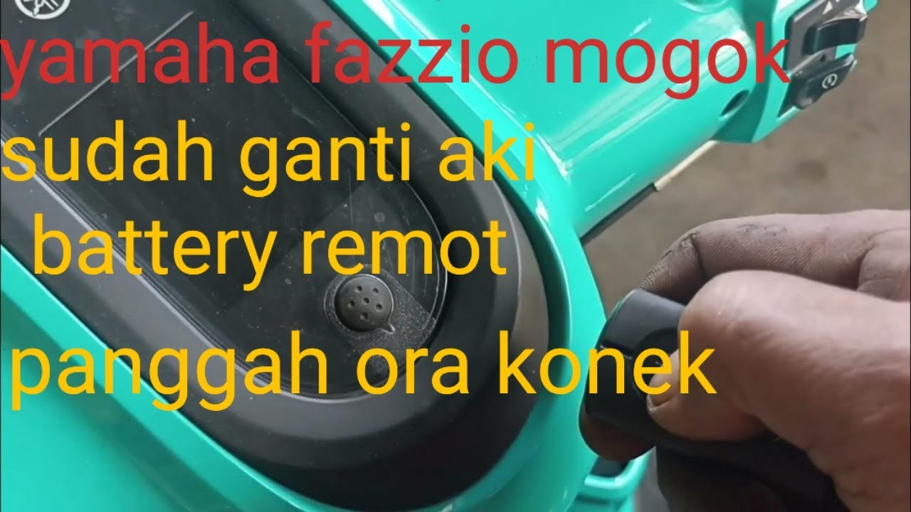 yamaha fazzio mogok remot gak konek@mbah semo otomotif