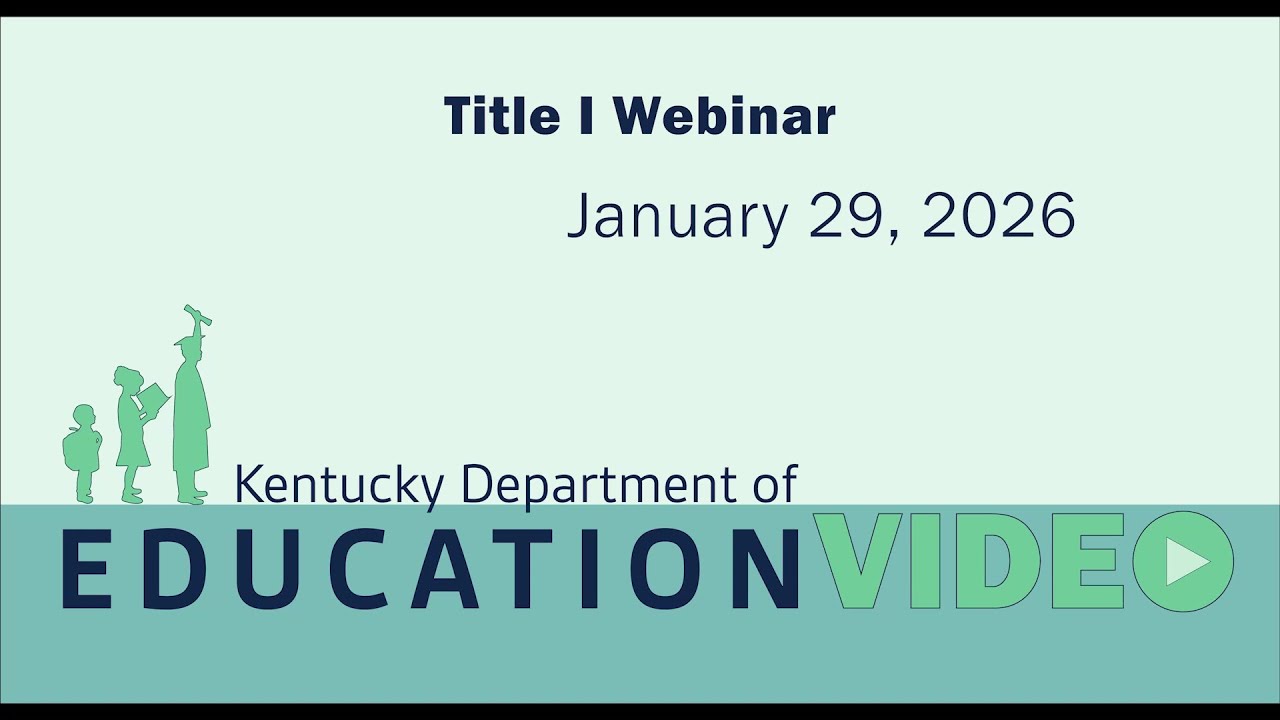 Title I Webinar – January 29, 2026