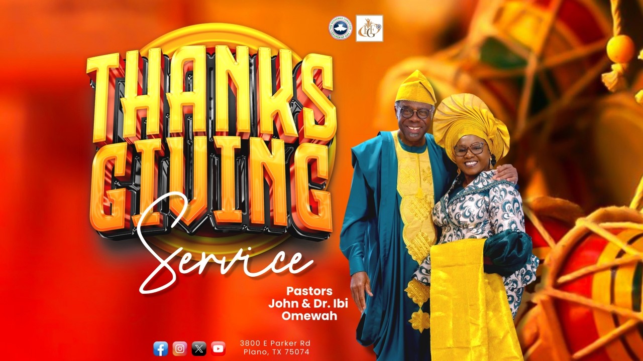 THANKSGIVING SUNDAY SERVICE