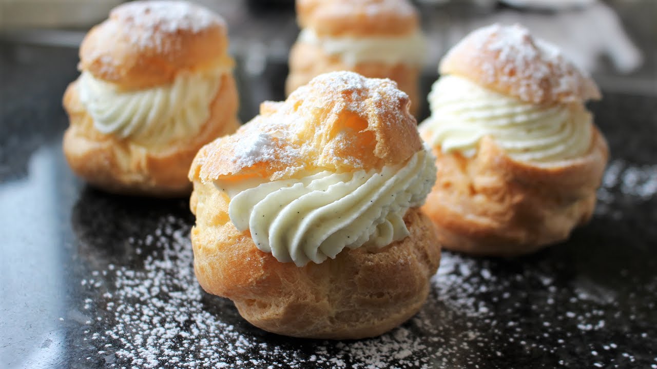 Recette choux &agrave; la cr&egrave;me chantilly
