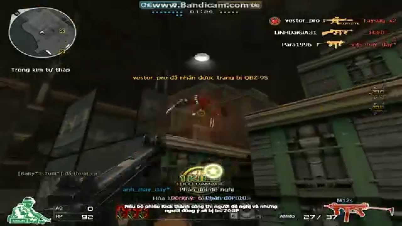 Crossfire (Vietnam version) - M12s Gameplay in Zombie V4 Mode