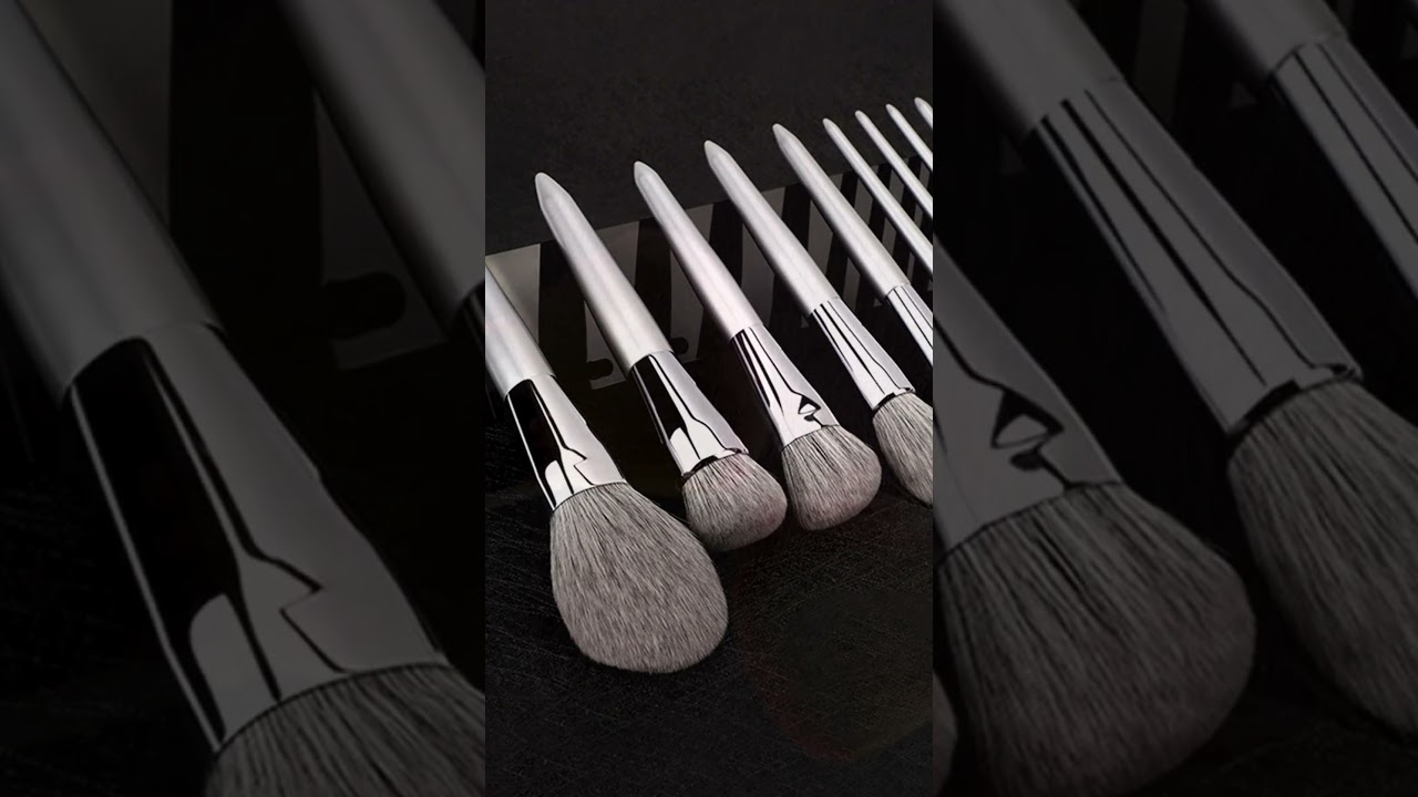 KLINA – Kit 12 Pincéis de Maquilhagem Profissional