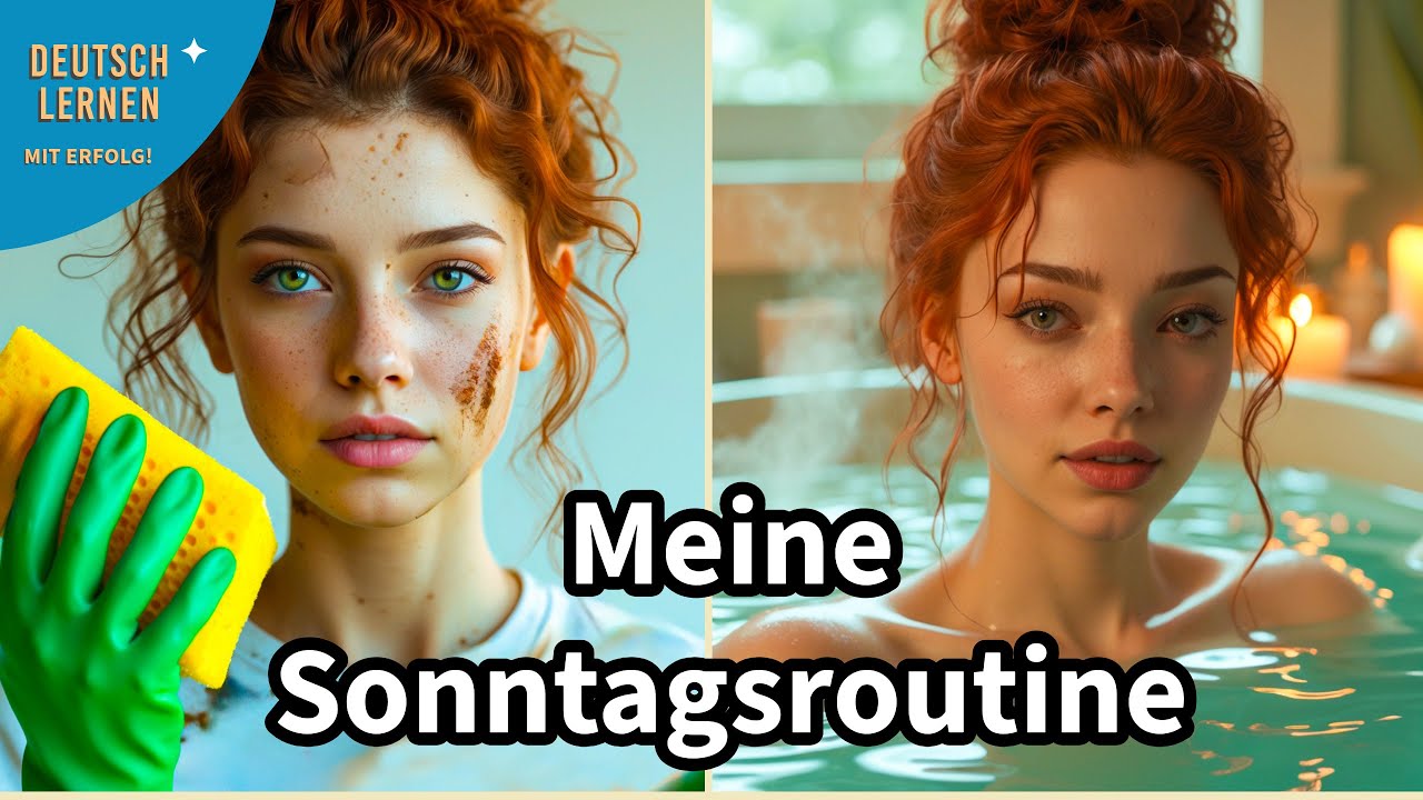 Meine Sonntagsroutine | Deutsch Lernen mit Geschichten |  Hören & Sprechen | B1
