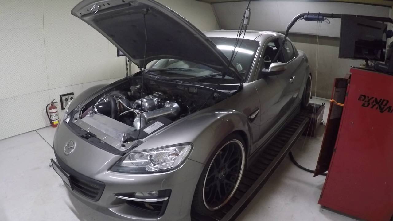 20B turbo RX8 on the dyno