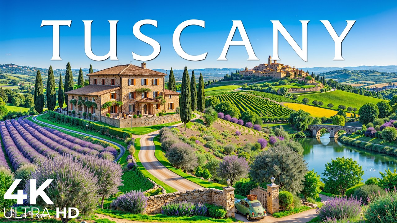 Tuscany, Italy 4K UHD &ndash; Rolling Hills, Vineyards & Timeless Italian Countryside Views