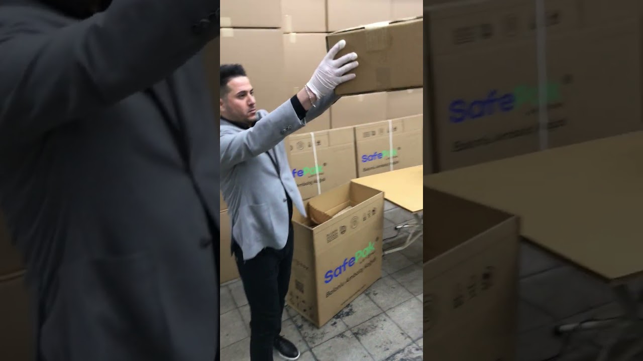 SafePak &reg; | Biyopak Ambalaj | D&uuml;şme test (Drop test)