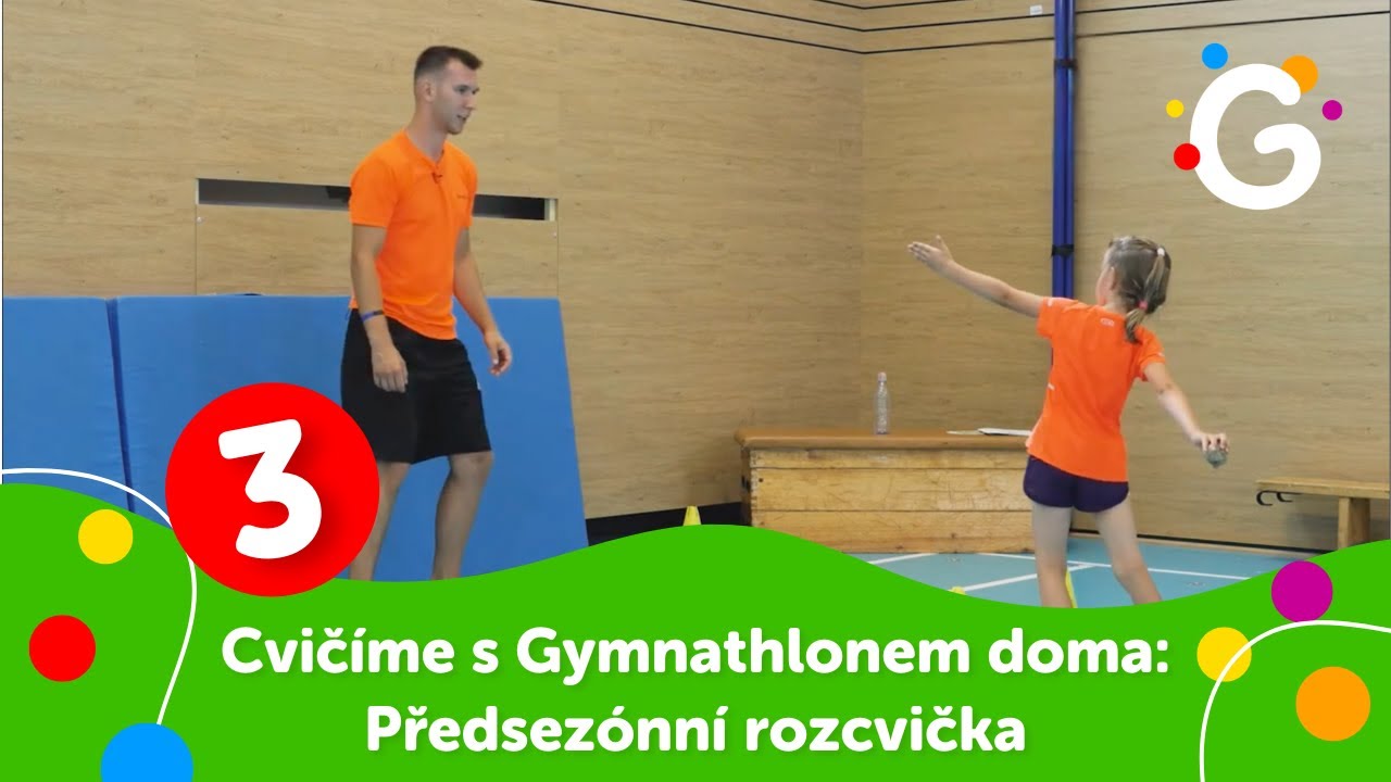 Předsezónní rozcvička #3 GymnathlON-LINE - hravé cvičení pro děti