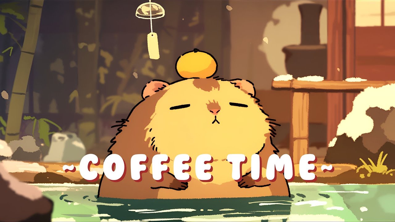 Capybara Lofi Music Station - Ambient Study Beats Mix ~ Tranquil Mood ~ 🎵