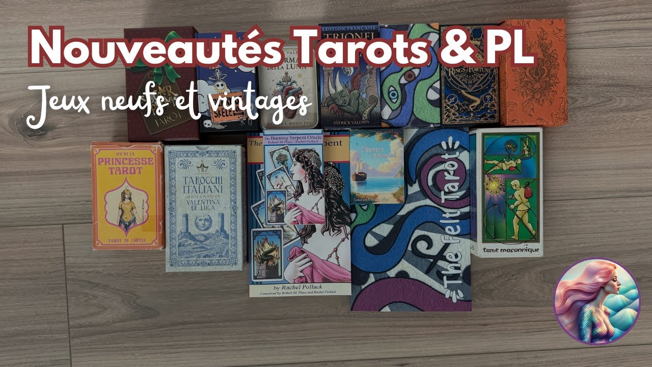 Nouveautés Tarots et Petit Lenormand : jeux neufs & vintages 🆕🔥