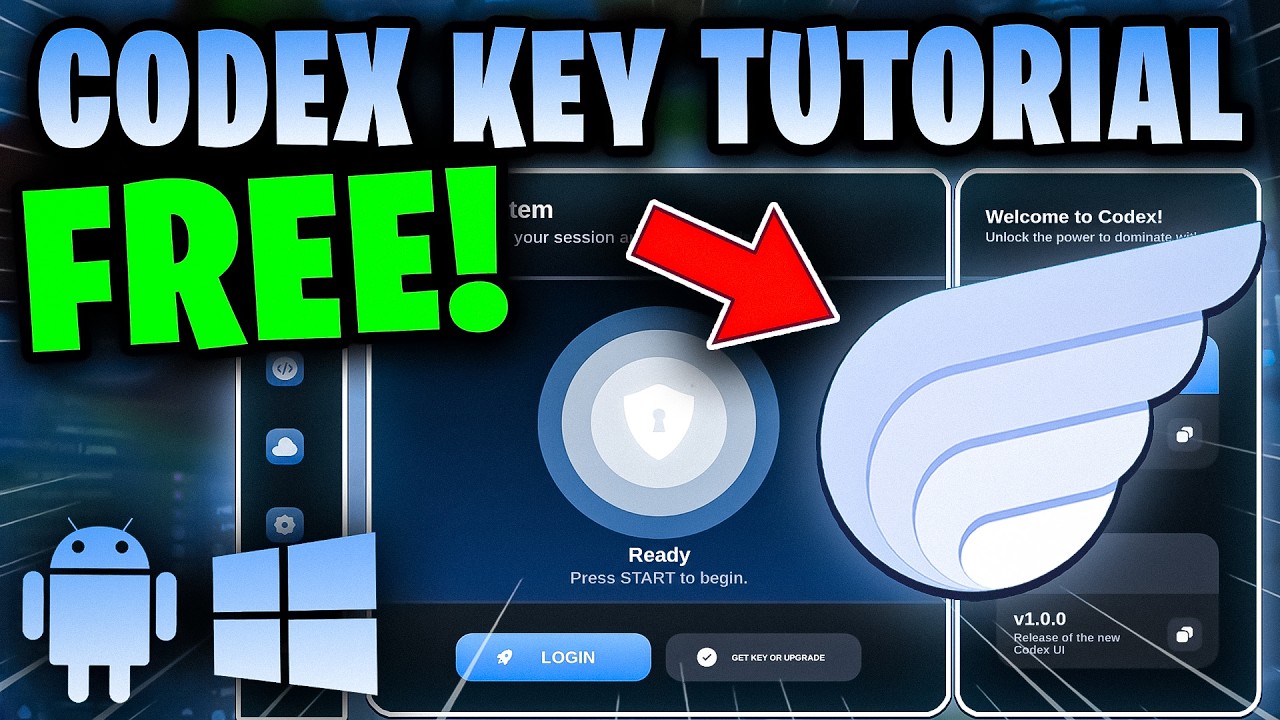 [УРОК] Как получить ключ эксплойта/исполнителя Codex Mobile Roblox - Бесплатный исполнитель для R...