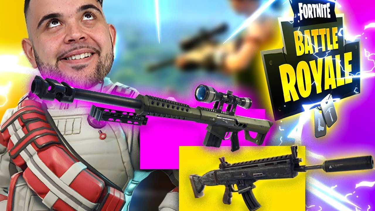 Fortnite : Scar Silenziato Leggendario e Cecchino Pesante , combo Micidiale