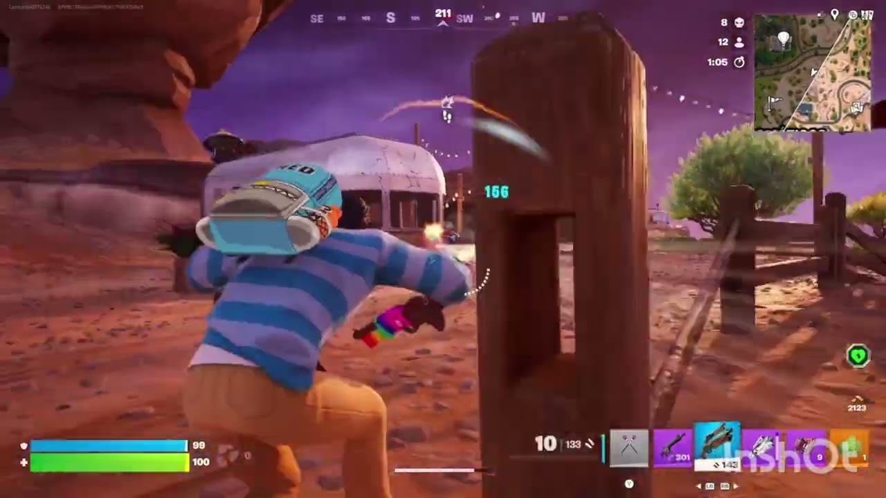 Gameplay de Fornite 