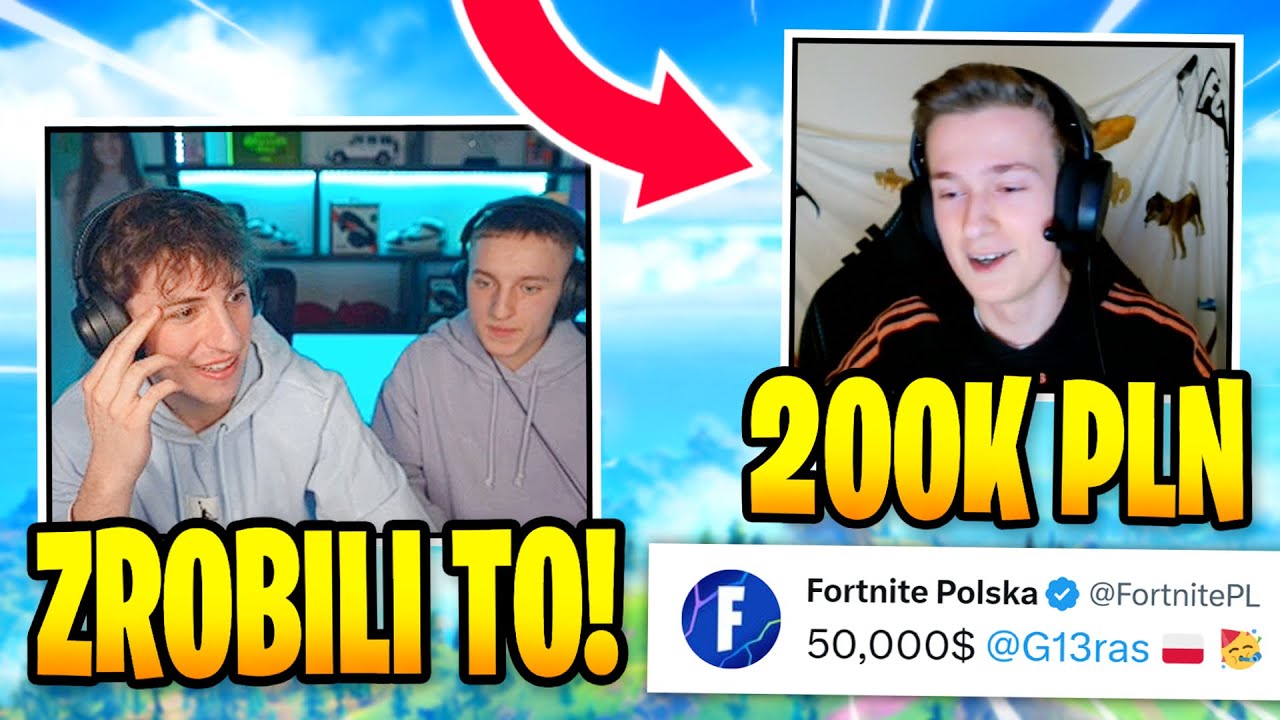 🤑 POLACY WYGRYWAJĄ 200,000 ZŁOTYCH! NAJLEPSZE MOMENTY FNCS GRAND FINALS ~ KULARZ SZOTY