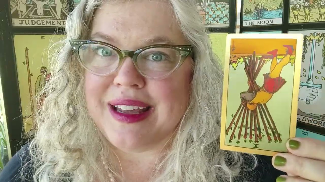 Thursday Card: Ten of Wands reversed