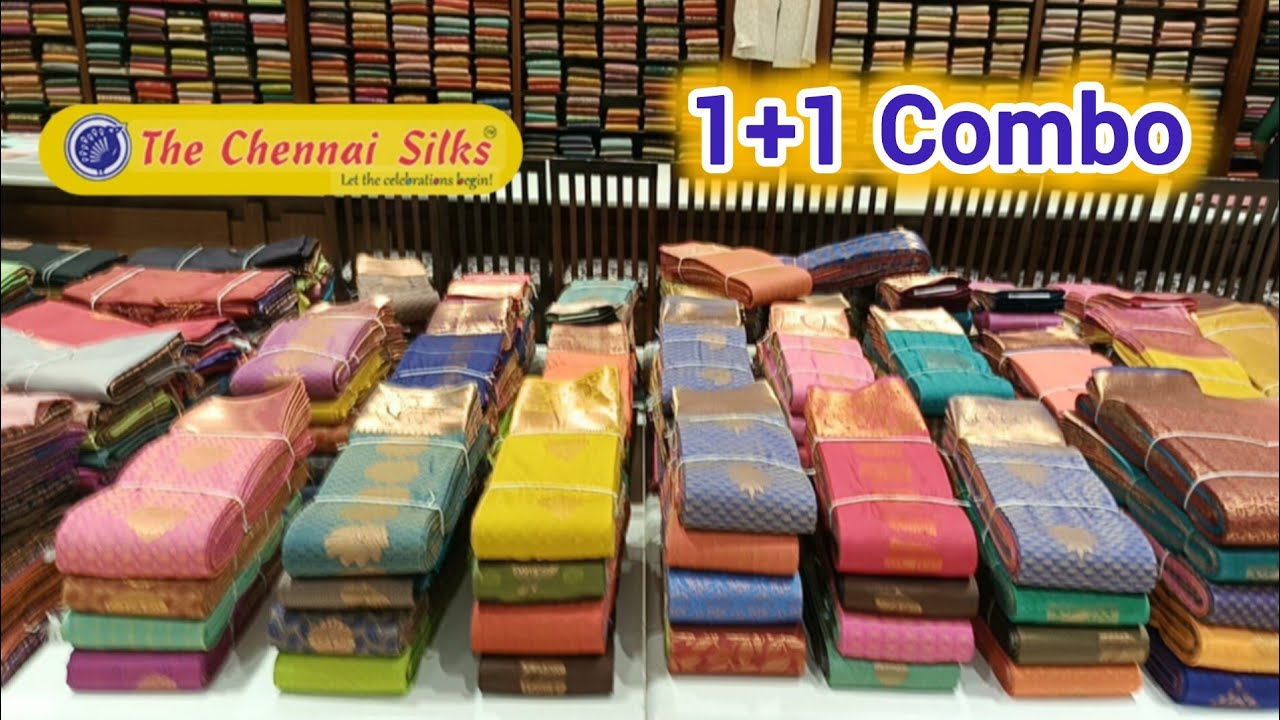 1+1 combo 2000 only பட்டு சேலைகள் 1+1 combo offer