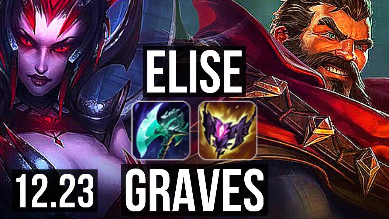 ELISE vs GRAVES (JNG) | 8/1/8, Rank 7 Elise, Legendary, 300+ games | EUW Grandmaster | 12.23