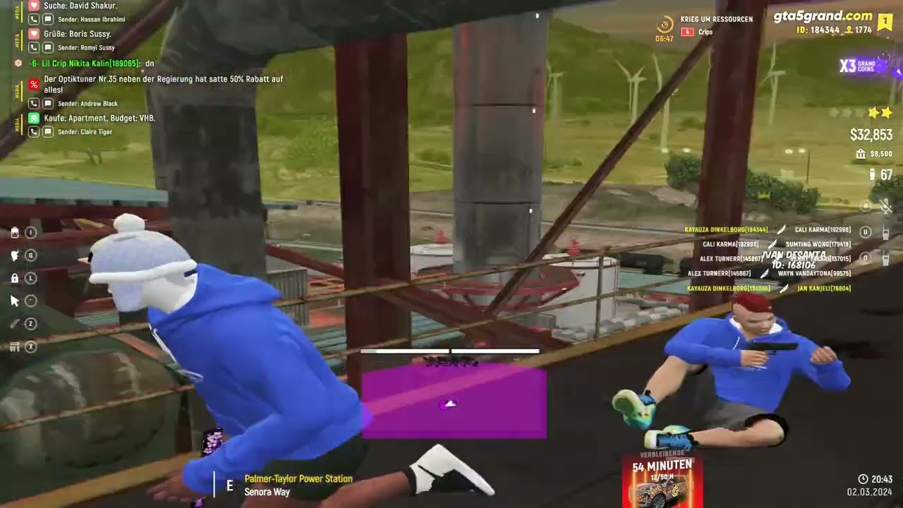 Grand RP | Saw x Turner übernehmen crips | Adrian Saw