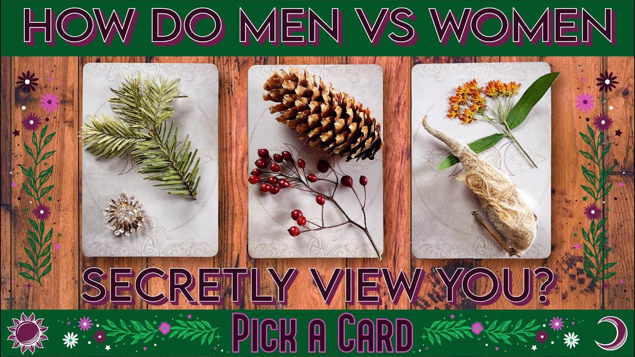 PICK A CARD ⭐️ HOW DO MEN VS WOMEN SECRETLY VIEW YOU? ⭐️ #pickacard #tarotreading #tarot #men #women
