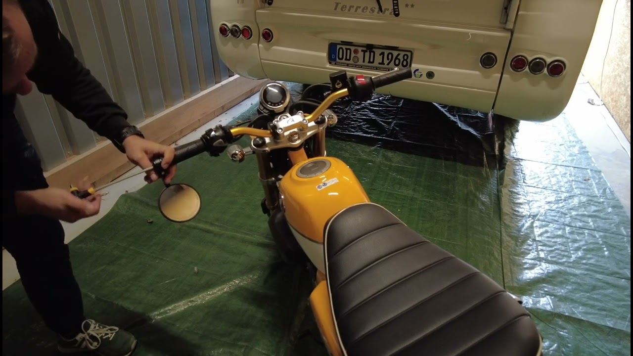 Honda Monkey 125 Spiegel am Lenkerende