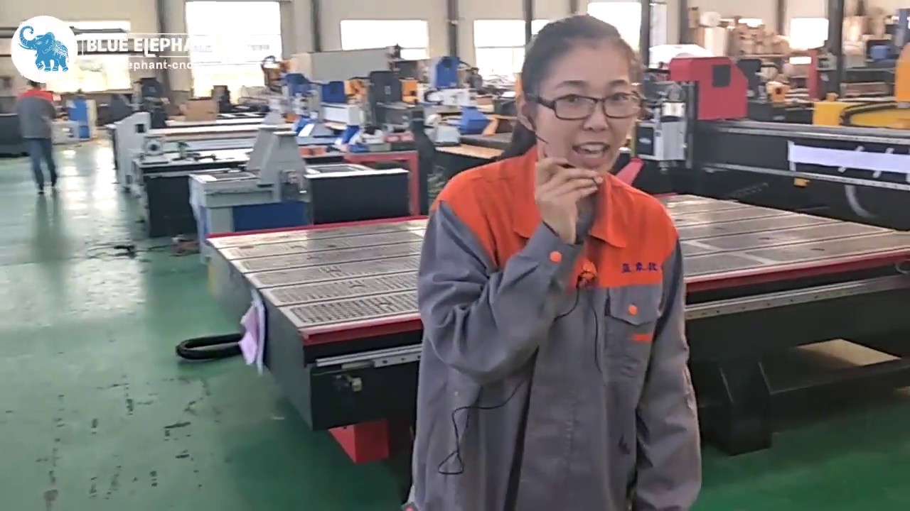 BLUE ELEPHANT beauty staff takes you closer to our factory for woodworking machine