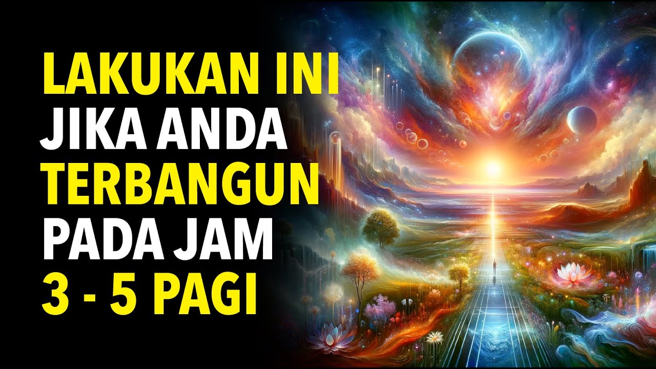 LAKUKAN 3 HAL INI Jika Anda terBangun Antara Jam 3 hingga jam 5 Pagi