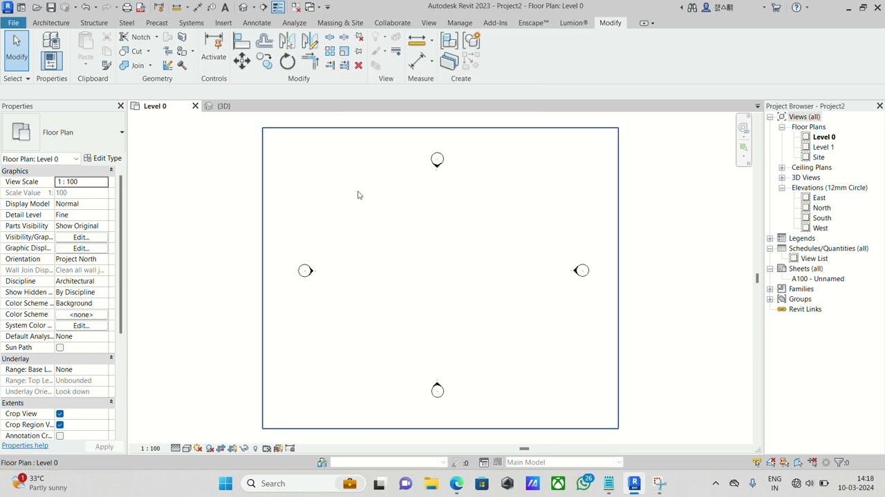 Keyboard shortcut keys in Revit 2023