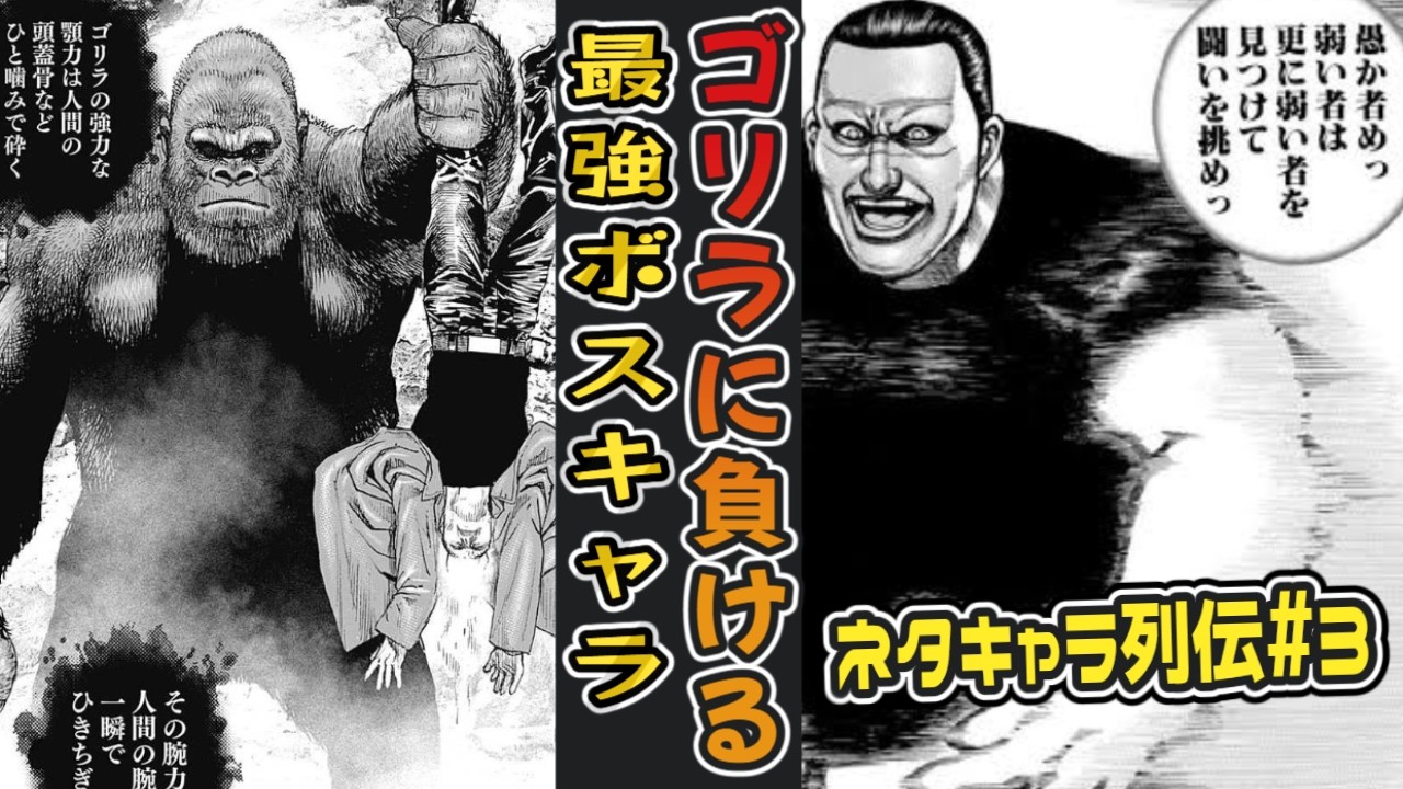 【ネタキャラ列伝#3/タフ】ゴリラに負けた最強トリックスター、宮沢鬼龍をずんだもん達がゆっくり解説【漫画紹介】