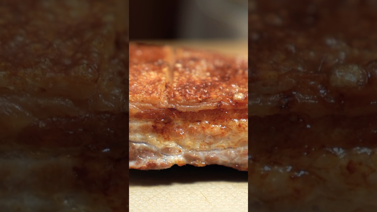 Super Crispy Roast Pork Belly - the perfect Chinese New Year dish! #flolum #simplefoodsimplefaith